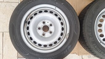 Sada disků VW 16" 5x120 letní pneu 205/65 R16C 3-7mm - 4
