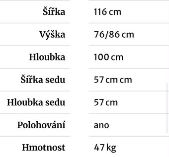 koženkové křeslo zánovní - 4