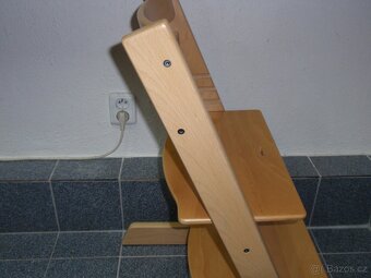 TOP MASIVNÍ DŘEVĚNÁ ROSTOUCÍ ŽIDLE STOKKE TRIPP TRAPP - 4