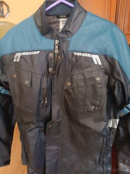 Pánská kožená bunda na motorku - 4