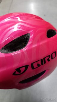 Dětská přilba na kolo růžová Giro (velikost S) - 4