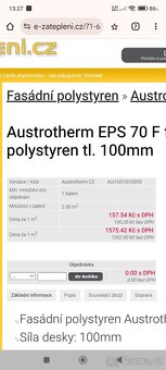 Polystyren EPS 70 , tloušťka 100mm - 4