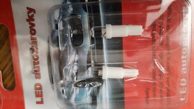 LED autožárovky T5, bílá, 12V, 1LED - 4