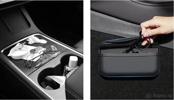 Úložný box na brýle pro vozy Tesla model 3 a Y - 4