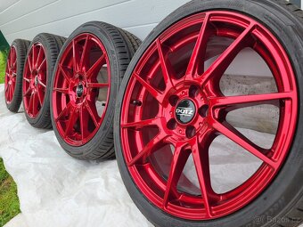Krásné nové alu kola dotz kendo 5x100 r17 nové pneu - 4