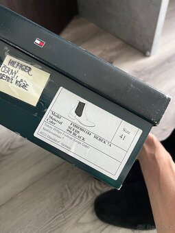 Pánské kožené boty Tommy Hilfiger - 4
