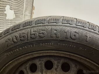 4ks Zimní pneu 205/55 R16 + disky - 4