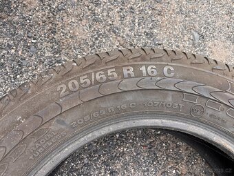 2x 205/65R16C 107/105T, CONTINENTAL VANCO 2, LETNÍ, 45% - 4