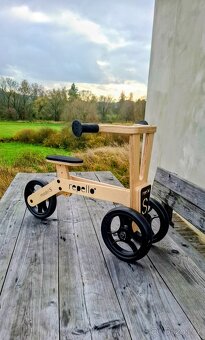 Nádherný vánoční dárek, dřevěné,  lehoučké odrážedlo Repello - 4