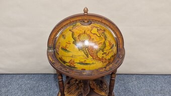 RETRO POJÍZDNÝ STOLEK - GLOBUS - 4