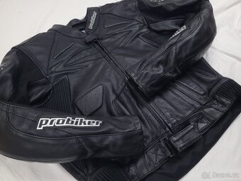 Probiker PRX Black pánska kožená moto kombinéza XL 54 - 4