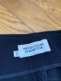 Luxusní dámské vlněné formální kalhoty Benetton - 4
