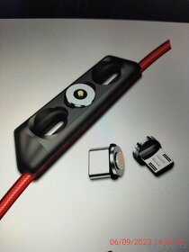 Nabíjecí kabel magnetický lomený USB - 4