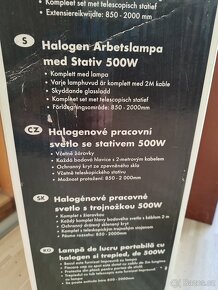 Reflektor stavební teleskopický 500W - 4