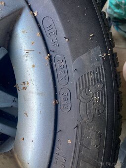 Alu kola 17” 4x100 s Michelin Alpin 6 – zimní pneu 5–6 mm - 4