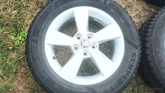 Fabia IV originální disky 6VA601025 185/65 r15 zimní 5,5 j 1 - 4