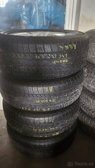 orig. alu kola Mercedes 17" + pneu Barum zima- - 4