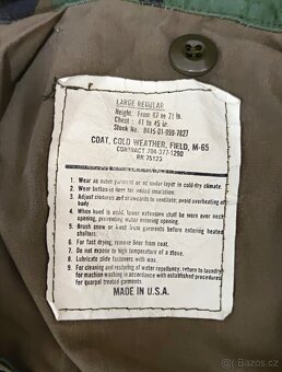 bunda USA parka M-65 woodland, vel.L regular - 4
