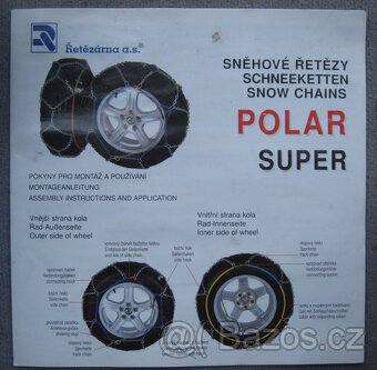Sněhové řetězy Polar Super č. 79 - 13" 14" 15" 16" - 4