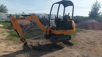 Minibagr JCB 8014 r.v.2016 3x lžíce celk. hmotnost 1481kg - 4
