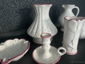 Keramika zn. GMUNDNER, 13dílná sada, originál značeno. - 4