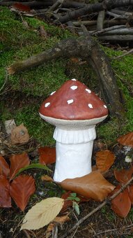 Dekorace - muchomůrka, houba - 4