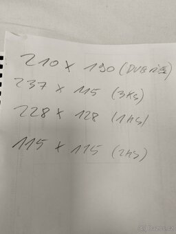 Mříže různých rozměrů LEVNĚ - 4