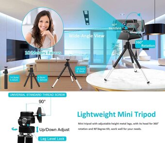 Webkamera Neefeaer W6 – Full HD 1080P - 4