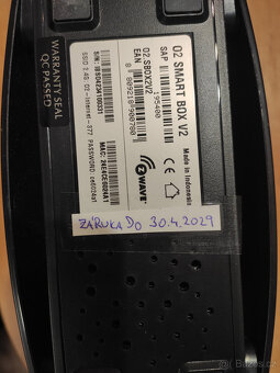 ZÁRUKA 4/2029 SMART BOX O2 MODEM s fólií smartbox V2 druhé g - 4