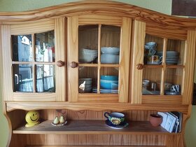 Vitrína kuchyňská, příborník - výška 193 cm, dřevo - 4