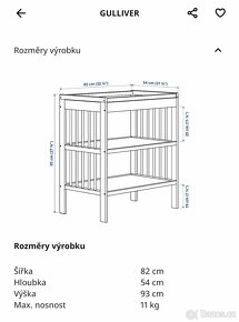 Přebalovací pult IKEA - 4