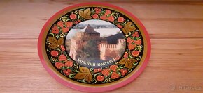 dekorativní malované talíře Nižnij Novgorod - chochloma - 4