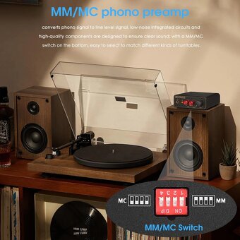 Douk Audio T14-EQ MM/MC Phono předzesilovač RIAA - 4