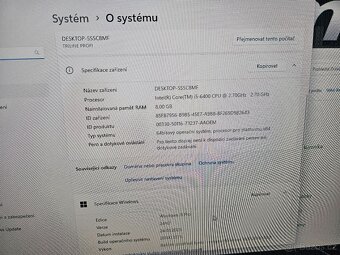 Herní pc i5-6400 8gb ddr4 GTX 1060 3gb lcd 22" hdmi GTA5 - 4