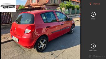 Renault Clio 1,2 benzín, rv 2010 velmi dobrý sta, 99 tis km - 4