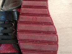 Dětské/dívčí polobotky, růžovo-černé, vel. 31 - 4