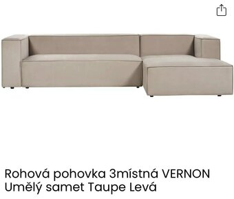 Sedačka Vernon Taupe - 4