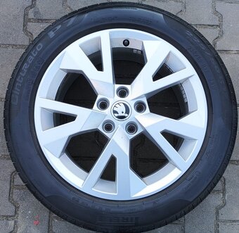 Disky originální Škoda Yeti, Octavia Scout 5x112 R17 Polar - 4
