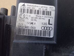 Levé přední světlo Audi A4 8K 2008- - 4
