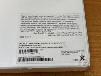 Apple Magic Keyboard s Touch ID a Numerickou klávesnicí - 4