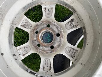 Prodám-Sadu Alu VW 5x100mm, ET43, R14,185/60R14 - 4