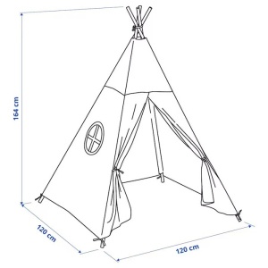 Prodám teepee Hövlig z ikey - 4