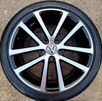 Disky originální VW Golf VI, VII 5x112 R18 Charleston - 4