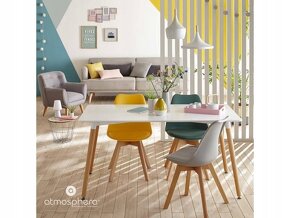 Moderní odkládací stolek s odnímatelnou deskou (38 cm) - 4