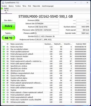 5x SSHD disk SeaGate 500GB 2,5"SATA, 1ks/á160,-Kč - 4