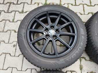 4x al kola 5x100 16 + pneu letní 205/55 R16 - 4