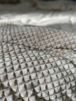 Plyšové povlečení s prostěradlem hnědé - 4