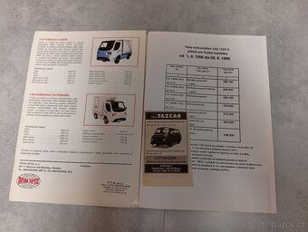 TAZ Microcar - prospekt - ceníky TAZ 1500 - 4