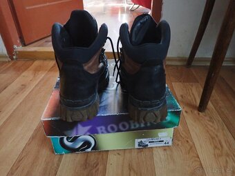 Boty kožené - ROOBINS vel. 44 - 4