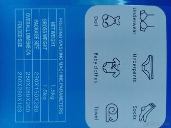 Mini přenosná pračka - 4